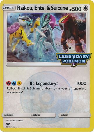 Raikou, Entei & Suicune (Jumbo Card) [Miscellaneous Cards] | Dragon's Lair Comics and Fantasy Houston TX