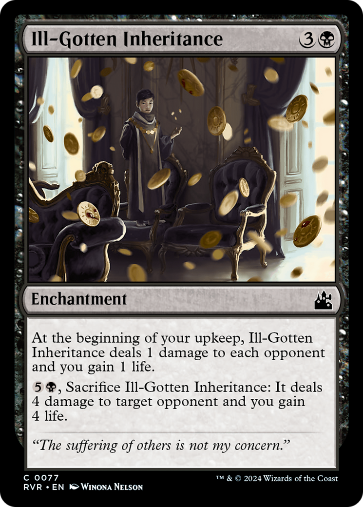 Ill-Gotten Inheritance [Ravnica Remastered] | Dragon's Lair Comics and Fantasy Houston TX