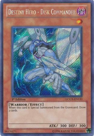 Destiny HERO - Disk Commander [LCGX-EN133] Secret Rare | Dragon's Lair Comics and Fantasy Houston TX