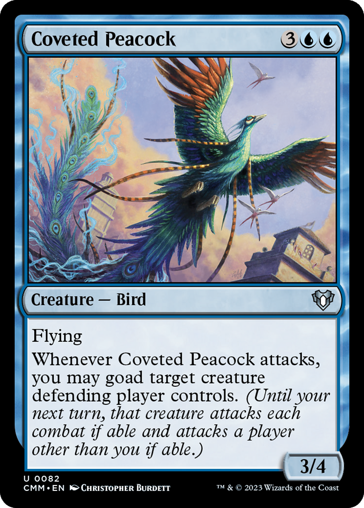 Coveted Peacock [Commander Masters] | Dragon's Lair Comics and Fantasy Houston TX