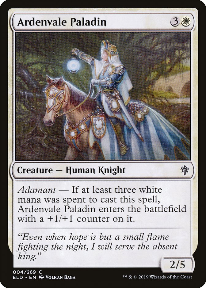 Ardenvale Paladin [Throne of Eldraine] | Dragon's Lair Comics and Fantasy Houston TX