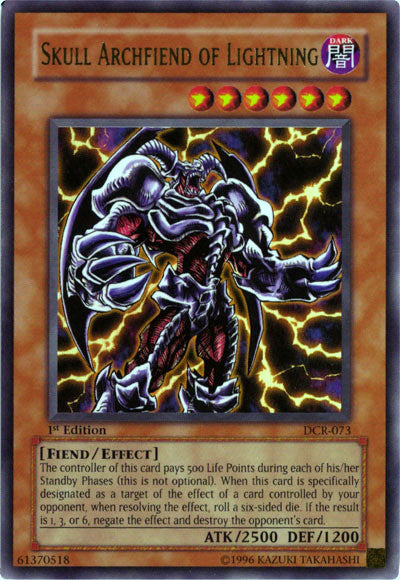 Skull Archfiend of Lightning [DCR-073] Ultra Rare | Dragon's Lair Comics and Fantasy Houston TX