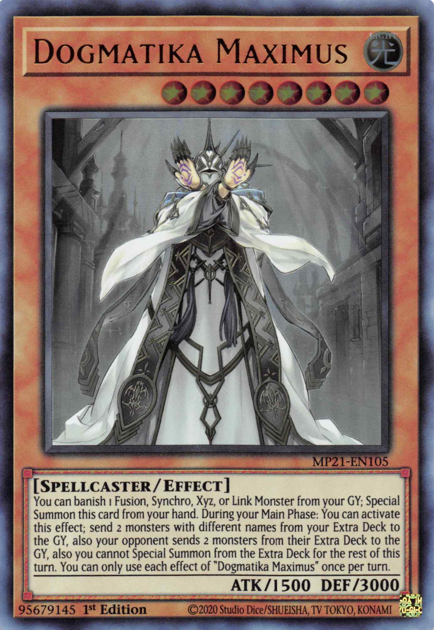 Dogmatika Maximus [MP21-EN105] Ultra Rare | Dragon's Lair Comics and Fantasy Houston TX