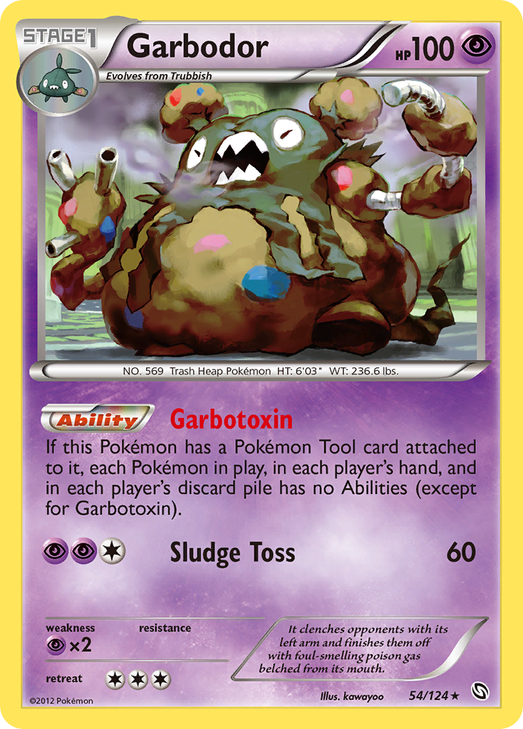 Garbodor (54/124) [Black & White: Dragons Exalted] | Dragon's Lair Comics and Fantasy Houston TX