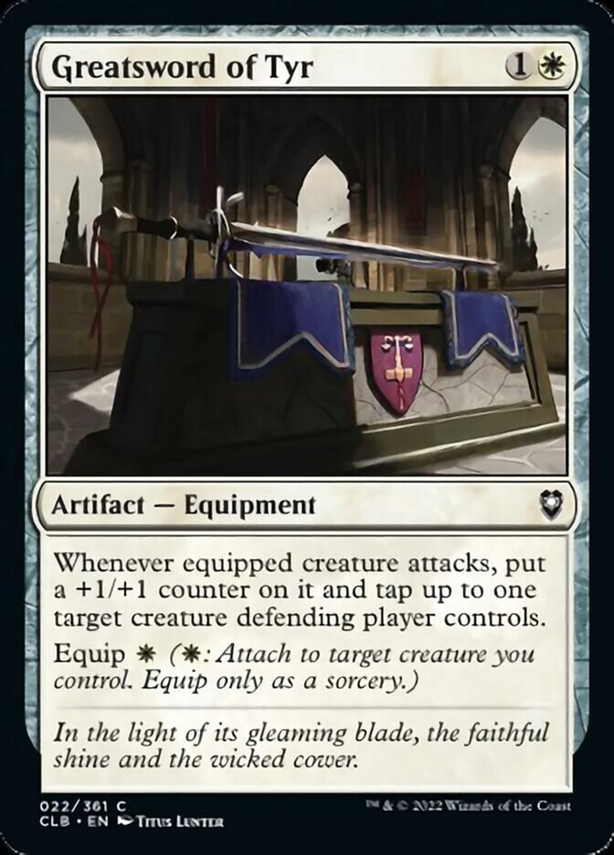 Greatsword of Tyr [Commander Legends: Battle for Baldur's Gate] | Dragon's Lair Comics and Fantasy Houston TX