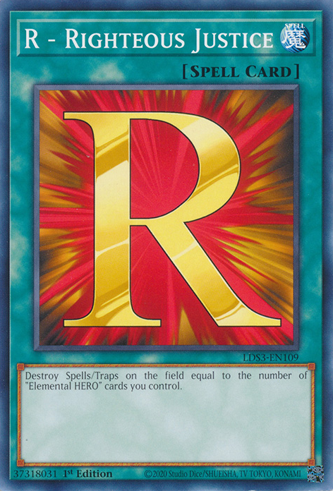 R - Righteous Justice [LDS3-EN109] Common | Dragon's Lair Comics and Fantasy Houston TX