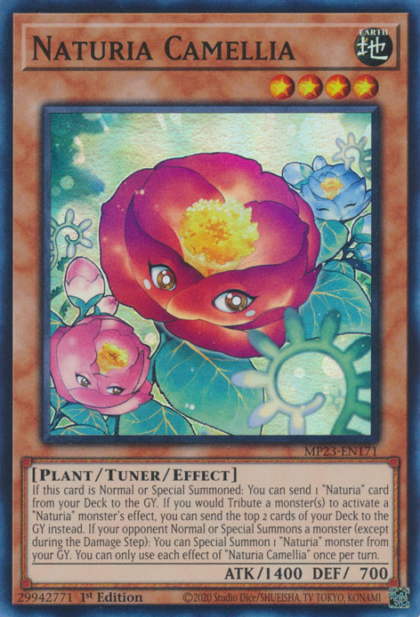 Naturia Camellia [MP23-EN171] Super Rare | Dragon's Lair Comics and Fantasy Houston TX