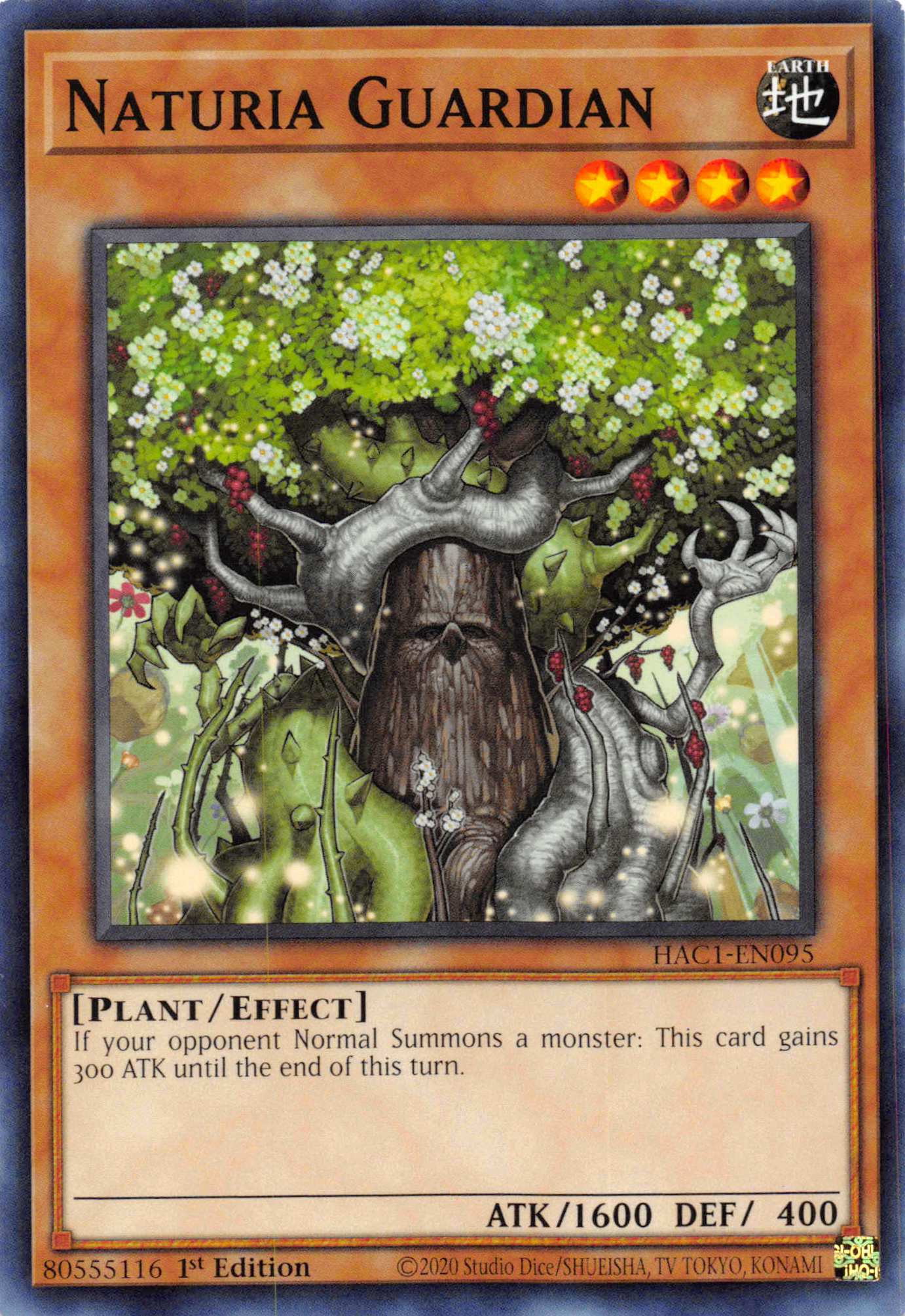 Naturia Guardian [HAC1-EN095] Common | Dragon's Lair Comics and Fantasy Houston TX