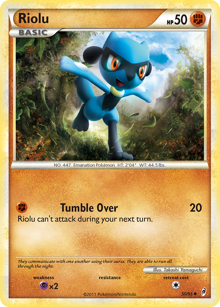 Riolu (50/95) [HeartGold & SoulSilver: Call of Legends] | Dragon's Lair Comics and Fantasy Houston TX