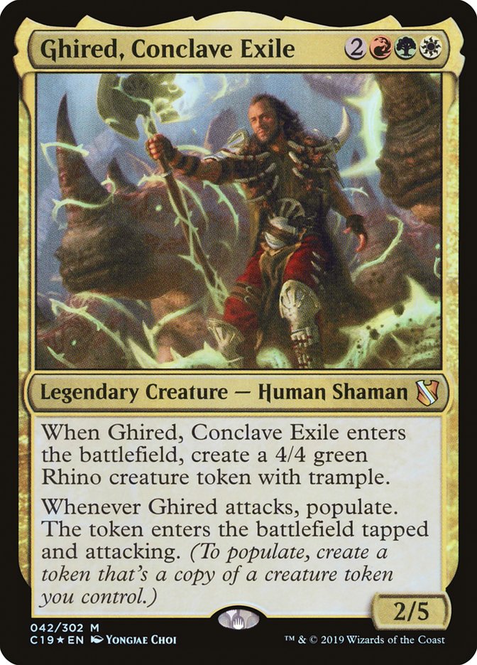 Ghired, Conclave Exile [Commander 2019] | Dragon's Lair Comics and Fantasy Houston TX