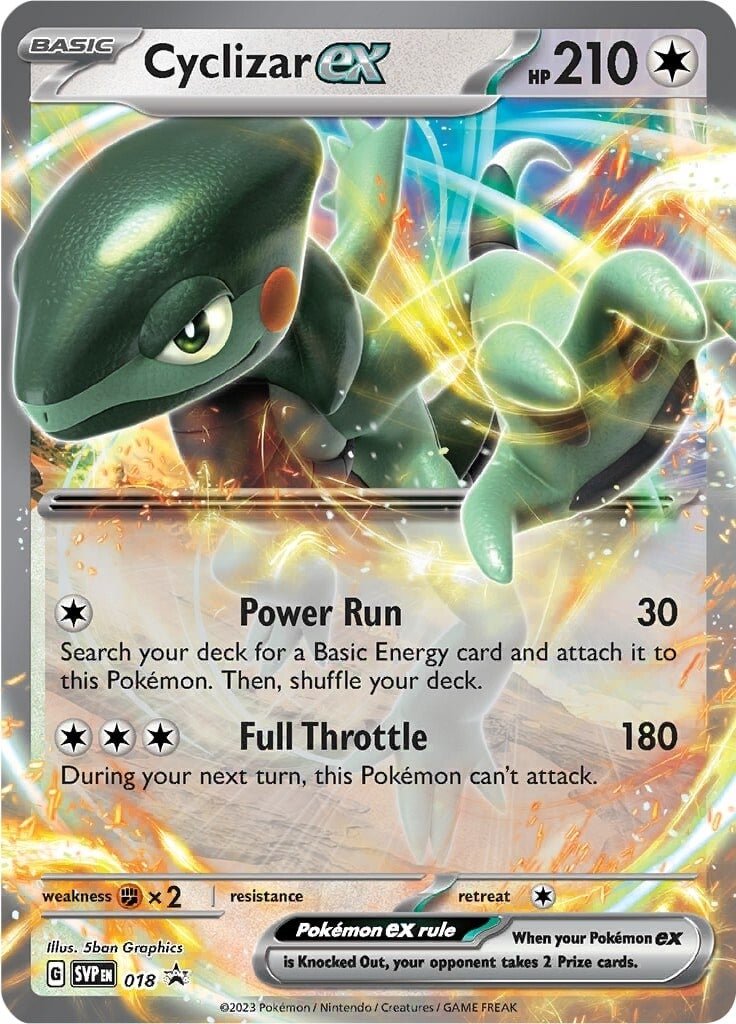 Cyclizar ex (018) (Jumbo Card) [Scarlet & Violet: Black Star Promos] | Dragon's Lair Comics and Fantasy Houston TX