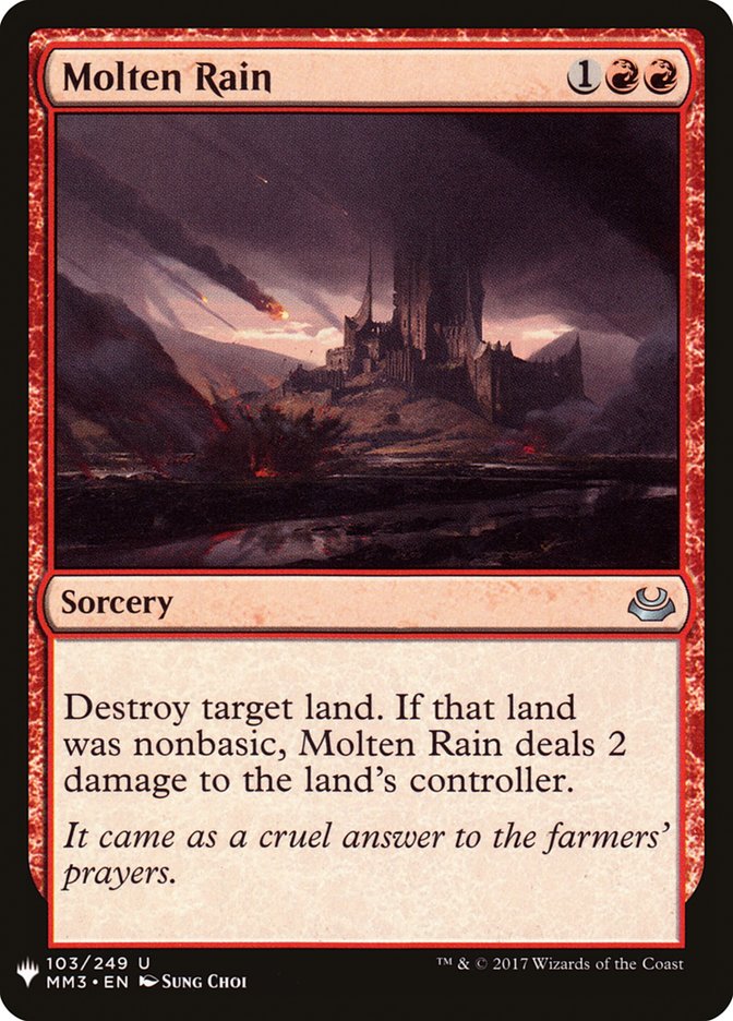 Molten Rain [Mystery Booster] | Dragon's Lair Comics and Fantasy Houston TX