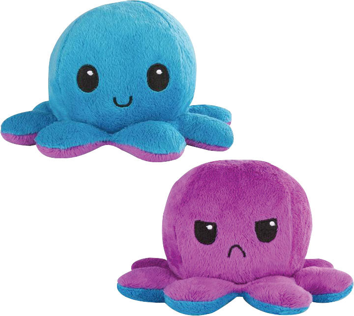 Plush Reversible Octopus: Purple/Blue | Dragon's Lair Comics and Fantasy Houston TX