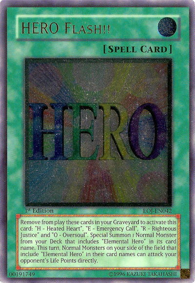 HERO Flash!! [EOJ-EN042] Ultimate Rare | Dragon's Lair Comics and Fantasy Houston TX
