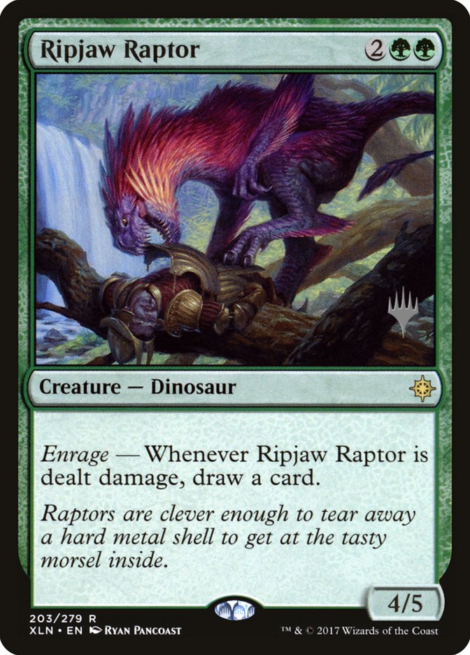 Ripjaw Raptor (Promo Pack) [Ixalan Promos] | Dragon's Lair Comics and Fantasy Houston TX