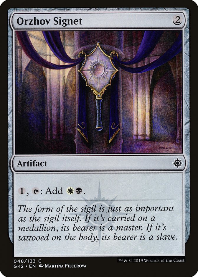 Orzhov Signet [Ravnica Allegiance Guild Kit] | Dragon's Lair Comics and Fantasy Houston TX