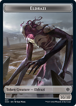 Eldrazi // Soldier Double-Sided Token [Starter Commander Decks] | Dragon's Lair Comics and Fantasy Houston TX