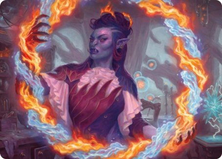 Rootha, Mercurial Artist Art Card [Strixhaven: School of Mages Art Series] | Dragon's Lair Comics and Fantasy Houston TX