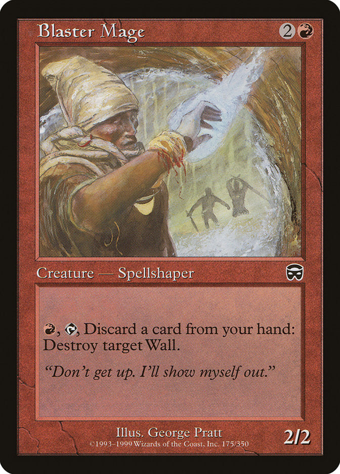 Blaster Mage [Mercadian Masques] | Dragon's Lair Comics and Fantasy Houston TX