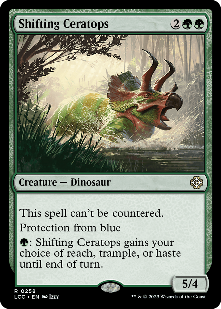 Shifting Ceratops [The Lost Caverns of Ixalan Commander] | Dragon's Lair Comics and Fantasy Houston TX