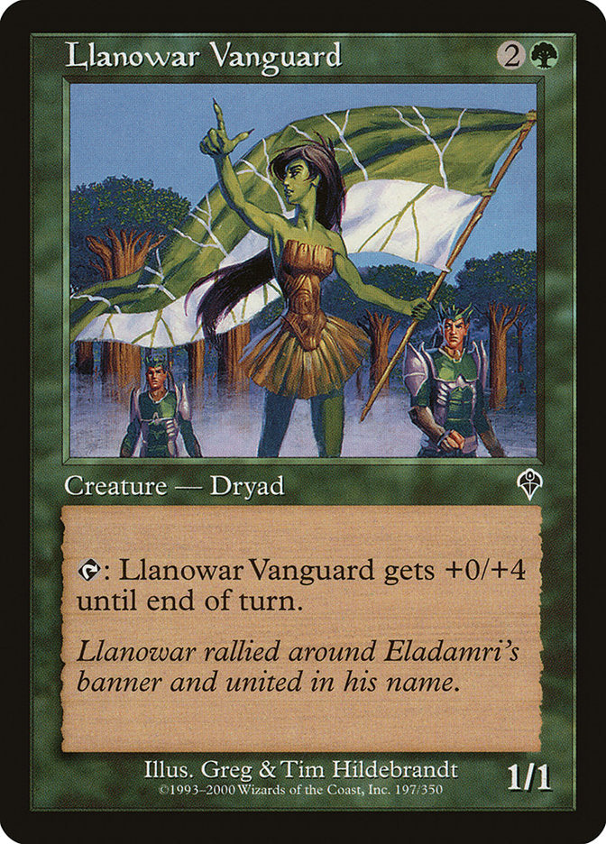Llanowar Vanguard [Invasion] | Dragon's Lair Comics and Fantasy Houston TX