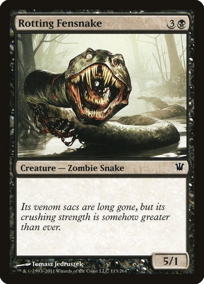 Rotting Fensnake [Innistrad] | Dragon's Lair Comics and Fantasy Houston TX