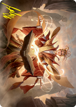Augusta, Dean of Order Art Card (Gold-Stamped Signature) [Strixhaven: School of Mages Art Series] | Dragon's Lair Comics and Fantasy Houston TX