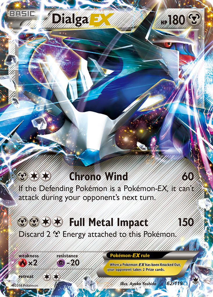 Dialga EX (62/119) [XY: Phantom Forces] | Dragon's Lair Comics and Fantasy Houston TX