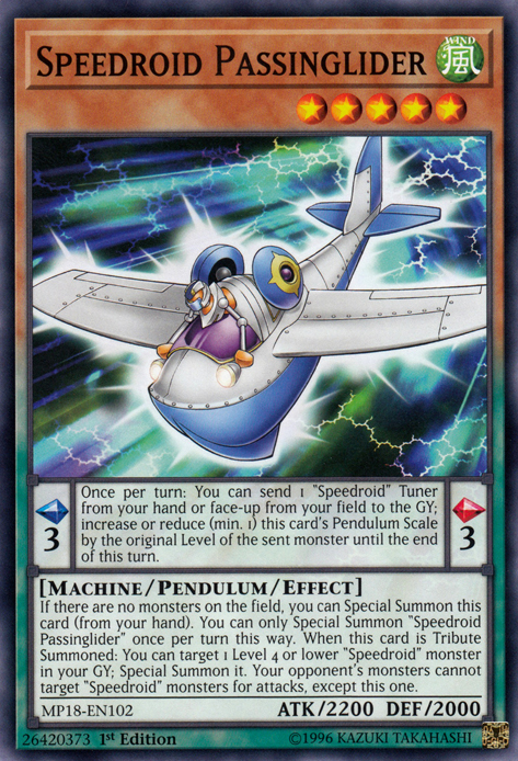 Speedroid Passinglider [MP18-EN102] Common | Dragon's Lair Comics and Fantasy Houston TX