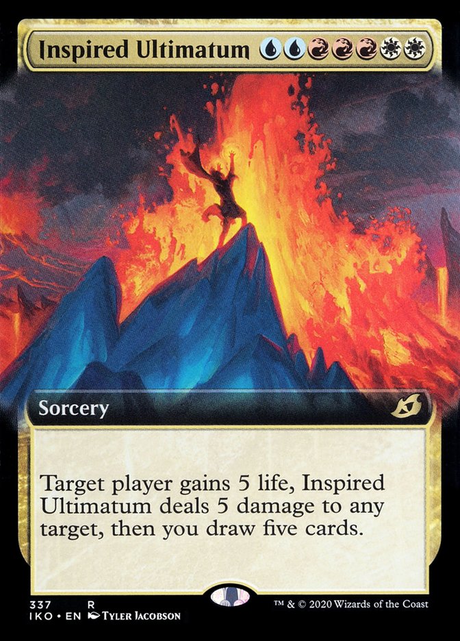 Inspired Ultimatum (Extended Art) [Ikoria: Lair of Behemoths] | Dragon's Lair Comics and Fantasy Houston TX