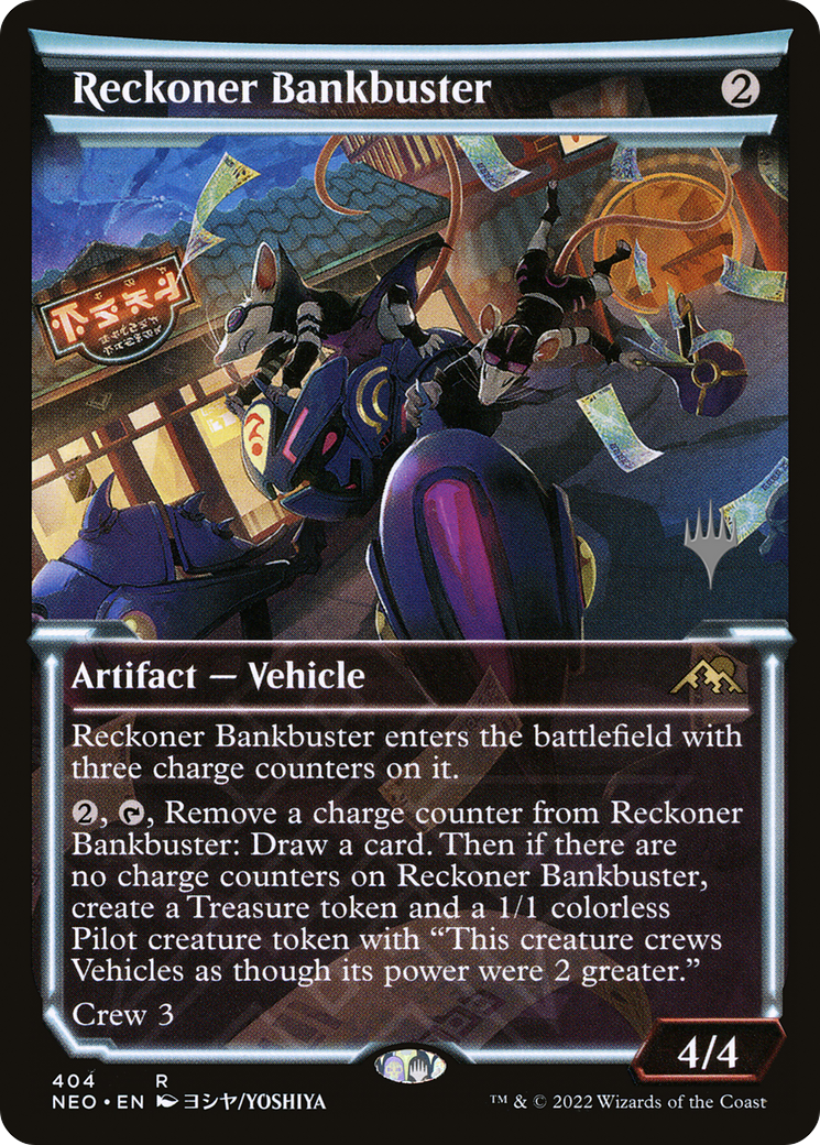 Reckoner Bankbuster (Showcase) [The Brothers' War Promos] | Dragon's Lair Comics and Fantasy Houston TX