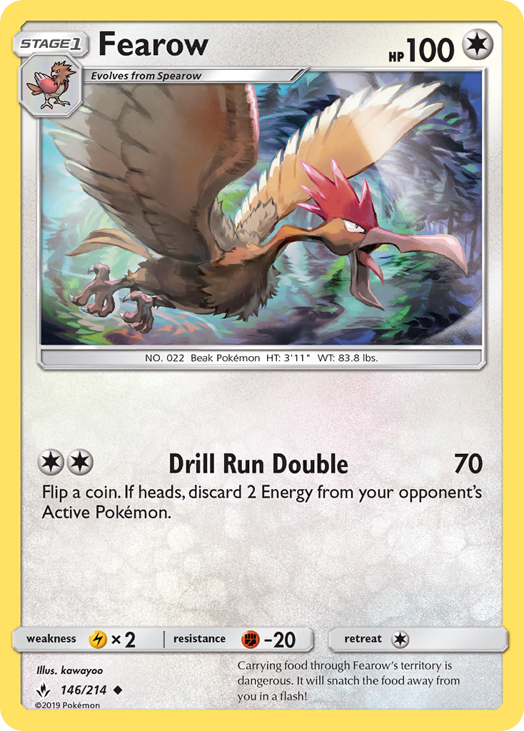 Fearow (146/214) [Sun & Moon: Unbroken Bonds] | Dragon's Lair Comics and Fantasy Houston TX