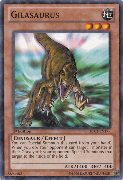 Gilasaurus [BP01-EN177] Starfoil Rare | Dragon's Lair Comics and Fantasy Houston TX