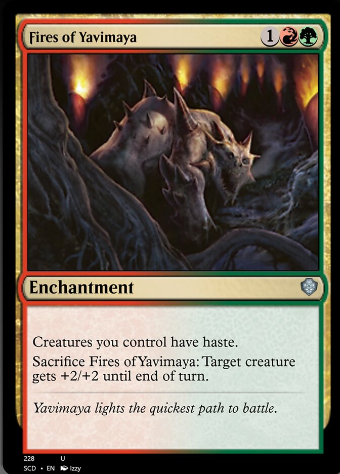 Fires of Yavimaya [Starter Commander Decks] | Dragon's Lair Comics and Fantasy Houston TX