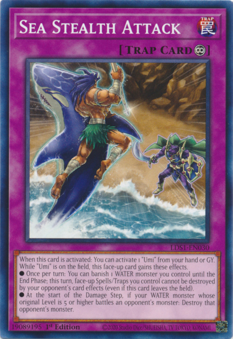 Sea Stealth Attack [LDS1-EN030] Common | Dragon's Lair Comics and Fantasy Houston TX