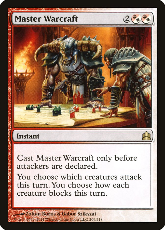 Master Warcraft [Commander 2011] | Dragon's Lair Comics and Fantasy Houston TX