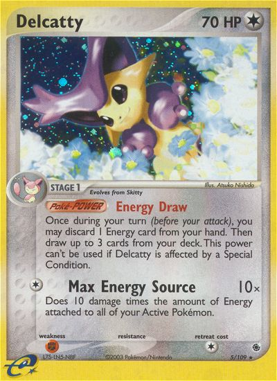 Delcatty (5/109) [EX: Ruby & Sapphire] | Dragon's Lair Comics and Fantasy Houston TX