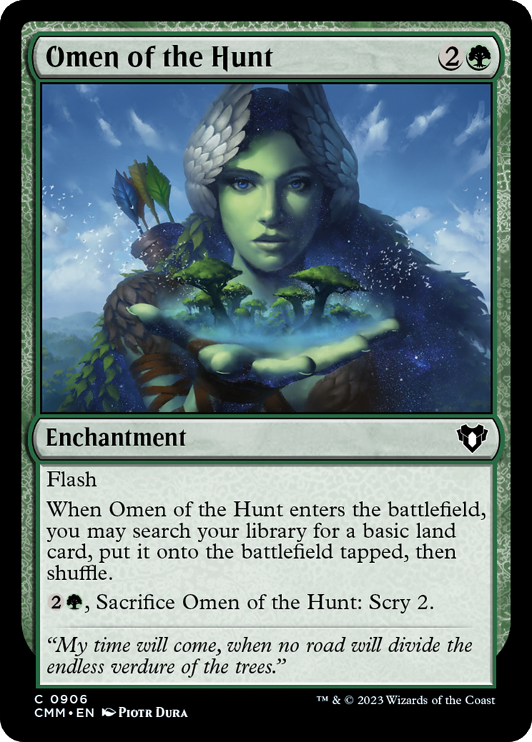 Omen of the Hunt [Commander Masters] | Dragon's Lair Comics and Fantasy Houston TX