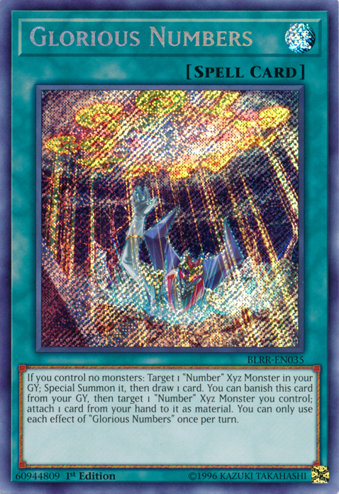 Glorious Numbers [BLRR-EN035] Secret Rare | Dragon's Lair Comics and Fantasy Houston TX