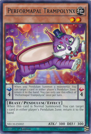 Performapal Trampolynx [NECH-EN002] Rare | Dragon's Lair Comics and Fantasy Houston TX