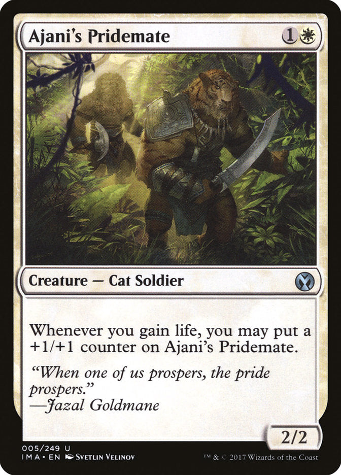 Ajani's Pridemate [Iconic Masters] | Dragon's Lair Comics and Fantasy Houston TX