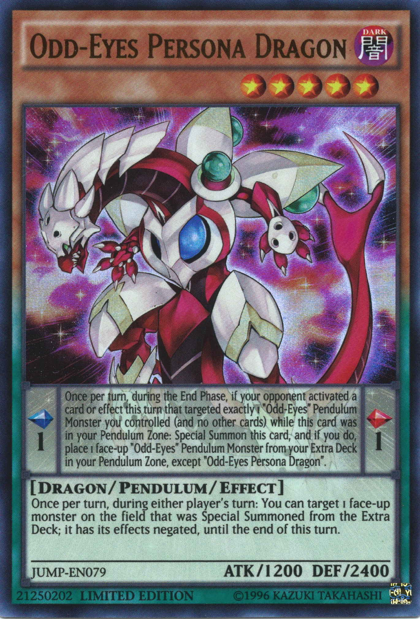 Odd-Eyes Persona Dragon [JUMP-EN079] Ultra Rare | Dragon's Lair Comics and Fantasy Houston TX