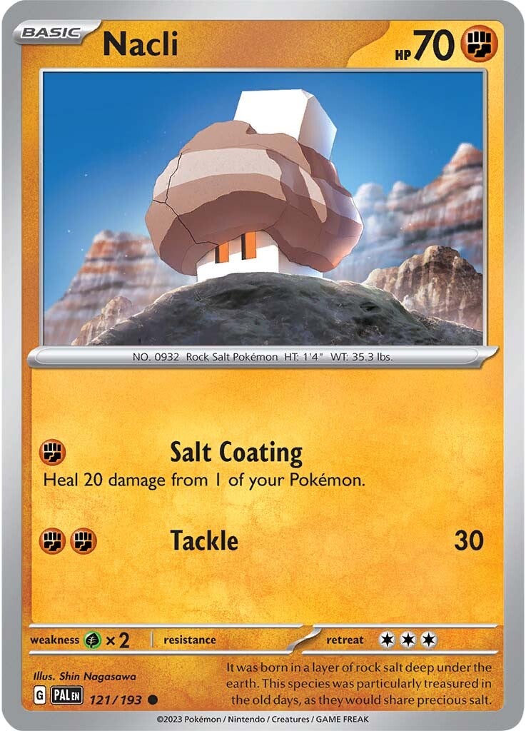 Nacli (121/193) [Scarlet & Violet: Paldea Evolved] | Dragon's Lair Comics and Fantasy Houston TX