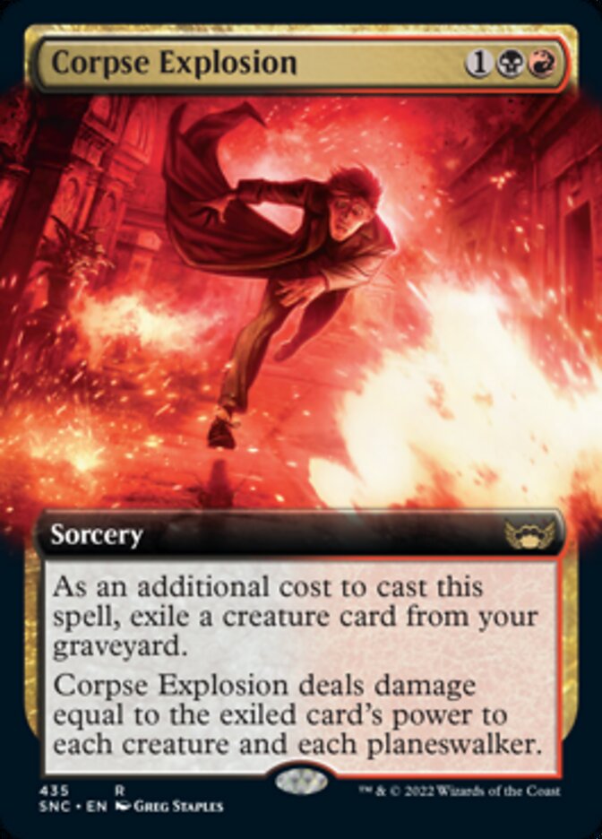 Corpse Explosion (Extended Art) [Streets of New Capenna] | Dragon's Lair Comics and Fantasy Houston TX