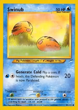 Swinub (84/105) [Neo Destiny Unlimited] | Dragon's Lair Comics and Fantasy Houston TX