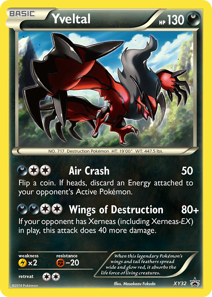 Yveltal (XY32) [XY: Black Star Promos] | Dragon's Lair Comics and Fantasy Houston TX
