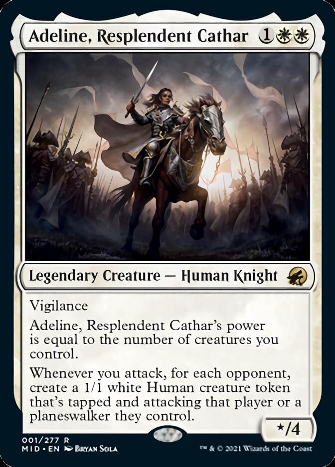 Adeline, Resplendent Cathar [Innistrad: Midnight Hunt] | Dragon's Lair Comics and Fantasy Houston TX