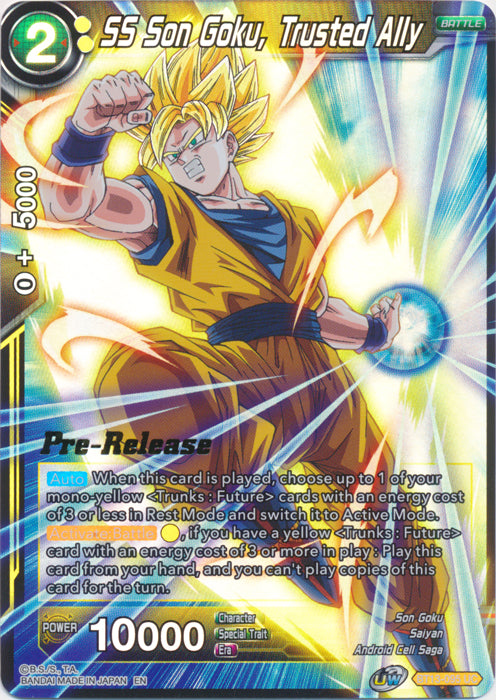 SS Son Goku, Trusted Ally (BT13-095) [Supreme Rivalry Prerelease Promos] | Dragon's Lair Comics and Fantasy Houston TX
