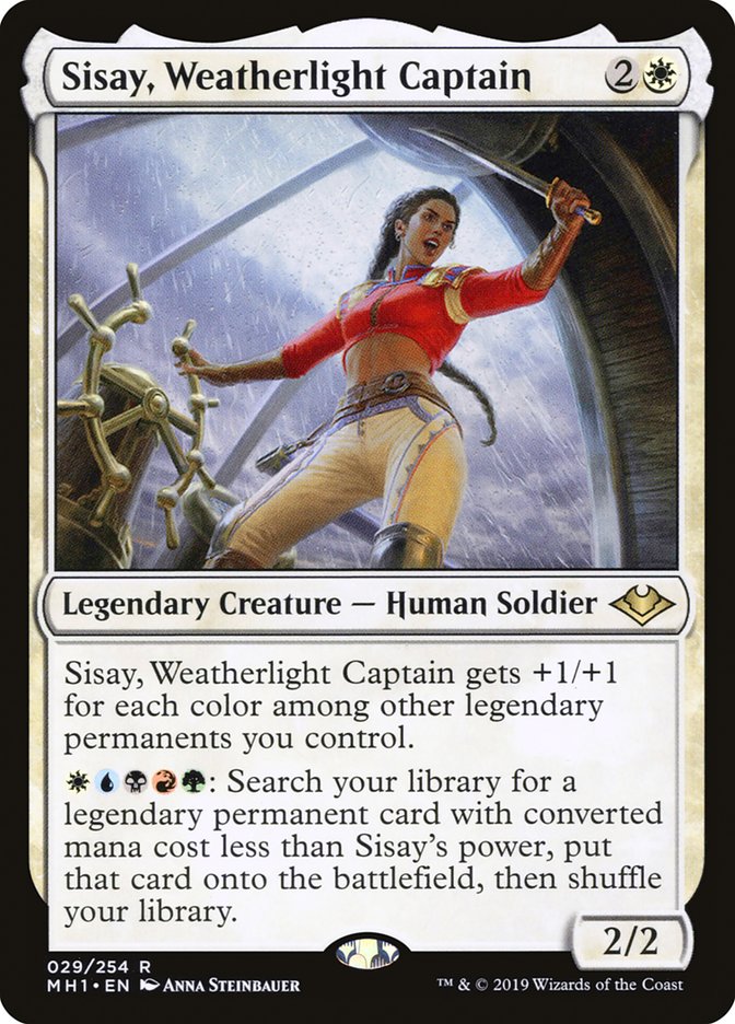 Sisay, Weatherlight Captain [Modern Horizons] | Dragon's Lair Comics and Fantasy Houston TX