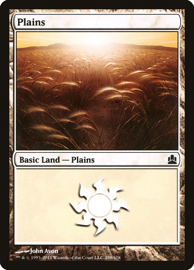 Plains (299) [Commander 2011] | Dragon's Lair Comics and Fantasy Houston TX
